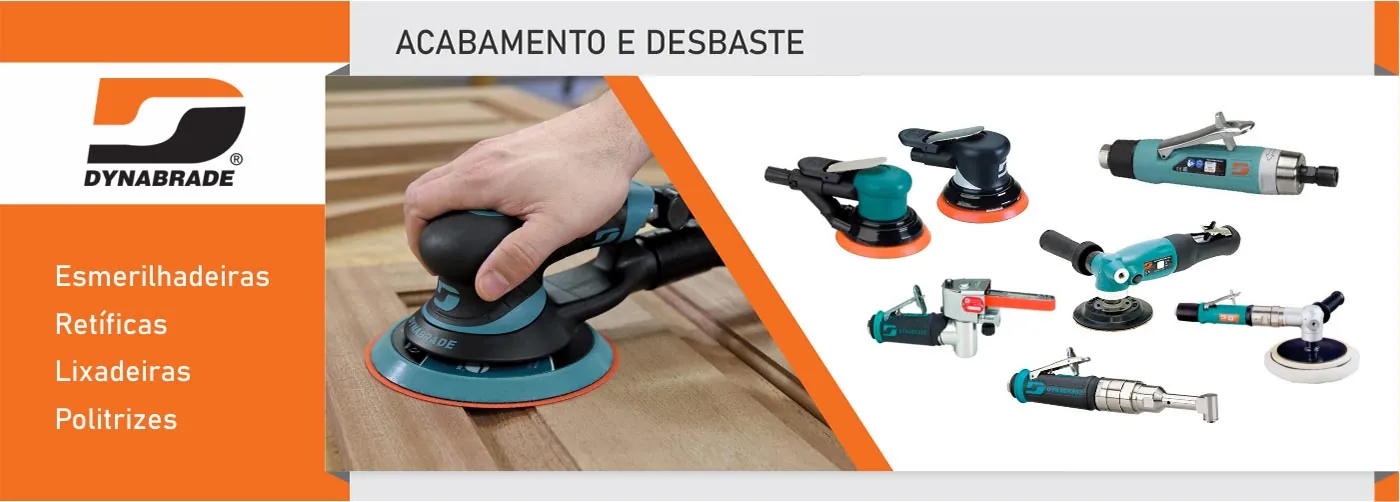 Ferramentas abrasivas pneumáticas Dynabrade