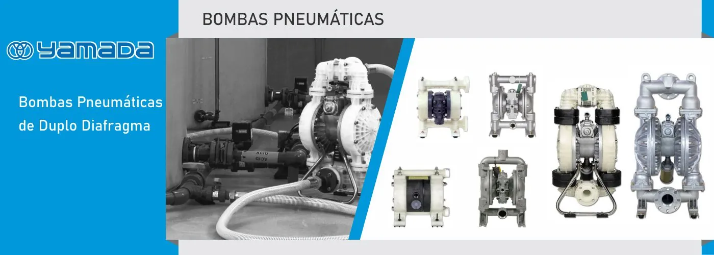 Bombas pneumáticas de duplo diafragma Yamada