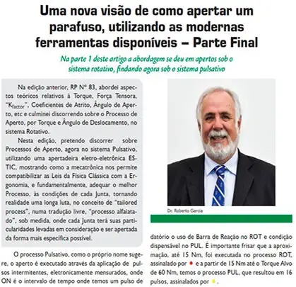 Artigo: Revista ed. 84 (Roberto Garcia)